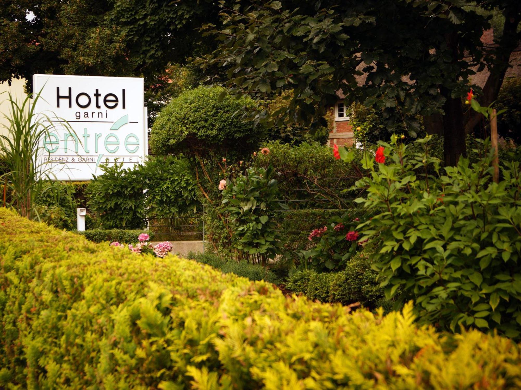 Entrée Groß Borstel Garni Hotel Hamburgo Exterior foto
